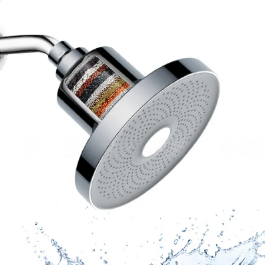 Rinze filtered showerhead with the filter cartridge visible